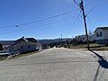 Houses on Front St., Chestnut Ridge in background