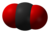 Chemical structure of carbon dioxide