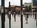 A memorial of over a thousand crosses and a segment of the wall for those who died trying to cross. The memorial stood for ten months in 2004 and 2005 before it was removed