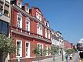 Prijedor main street buildings