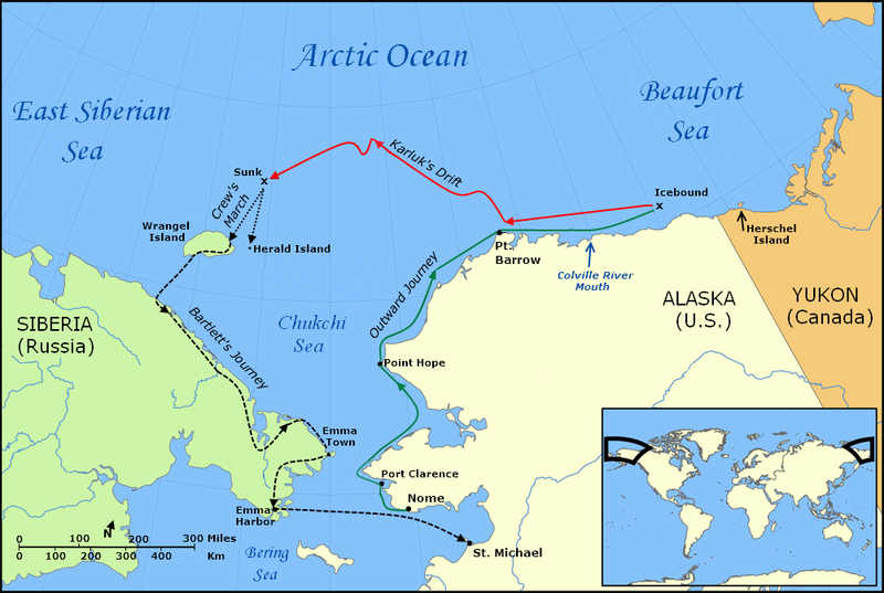 Файл:Karluk voyage map.png