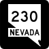 State Route 230 marker