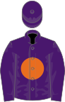 Purple, orange disc