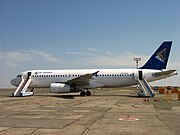 A320-232 Air Astana в Актау