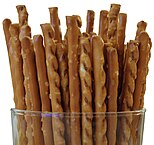 Party food in Japan, pretzel sticks called pretz