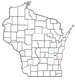 Location of Empire, Wisconsin