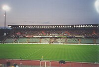 El Waldstadion antes de su reconstrucción.