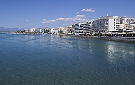 Chalcis' seafront