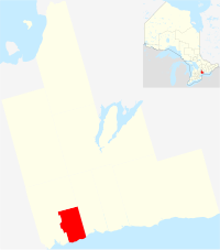 Location of Ajax in Durham Region