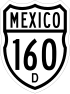 Federal Highway 160D shield