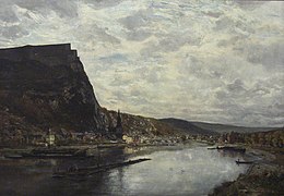 Vista de Dinant (1870), de Hippolyte Boulenger, Musées Royaux des Beaux Arts de Belgique, Bruselas