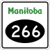 Provincial Road 266 marker