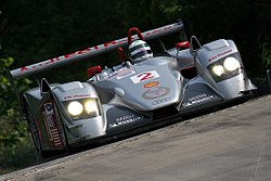 An Audi R8 in its final race.