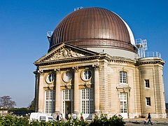 The great dome of the observatory, built on the remains of the Château-Neuf