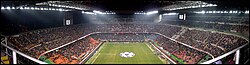 El estadio Giuseppe Meazza, designado por la UEFA para ser la sede de la final de 2016