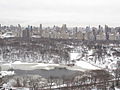 Central Park snowed