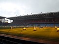 Villa Park's Doug Ellis Stand with villa's special grass growing thing