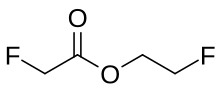 Fluoroethyl fluoroacetate.svg