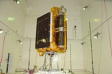 GSAT-6A Undergoing Acoustic Test.jpg