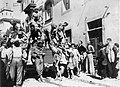 Brazilian Expeditionary Force arrived in the Italian city of Massarosa, World War II.