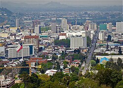 View of Temuco from Cerro Ñielol