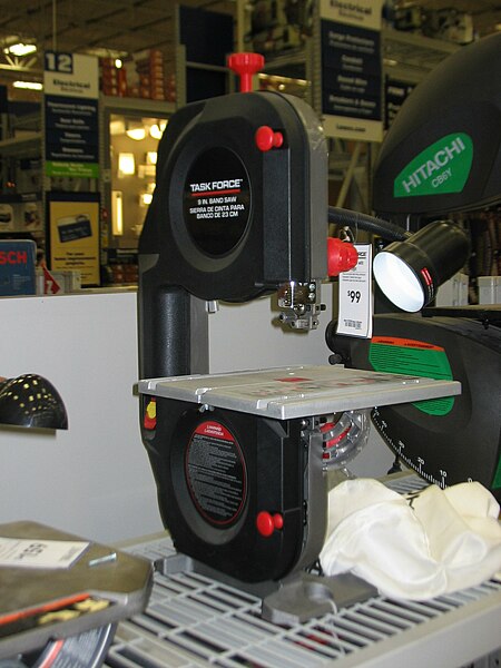 File:Bandsaw at Lowes.jpg