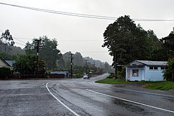 New Zealand State Highway 6 passing through Inangahua Junction