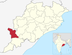 Location in Odisha