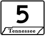 State Route 5 marker