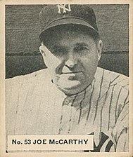 乔·麦卡锡（英语：Joe McCarthy (manager)）