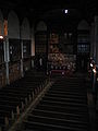 The interior of the Boys' Chapel from the organ loft. The chapel is now known as the College Chapel.