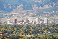 2. Colorado Springs from the northeast.