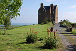 Dunduff Castle from the south