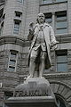 Benjamin Franklin (1889), Old Post Office Pavilion entrance, Pennsylvania Avenue NW, Washington, D.C.