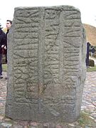 Gorm's runestone, side A