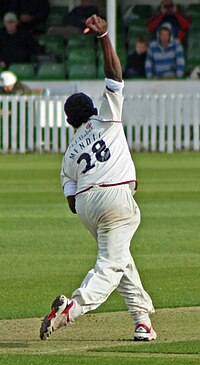 Ajantha Mendis in April 2011