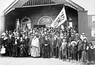 The Māori Parliament at Pāpāwai, Greytown in 1897