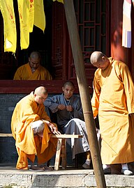 Buddhist monks of Shaolin Monastery