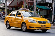 The facelift Corolla Altis Taxi (Thailand)