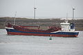 Example of a trailing suction dredger: the Orisant in the port of IJmuiden, Netherlands