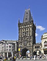 The Powder Tower in Prague.