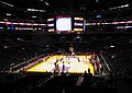 Inside Crypto.com Arena before a Los Angeles Lakers game