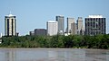 The Arkansas River in Tulsa, Oklahoma.