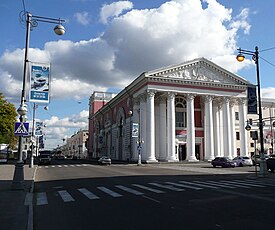 Советская улица в районе драматического театра