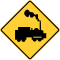 Railroad crossing without gates