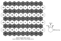 Whole Tone Scale (6-6) Color Scheme