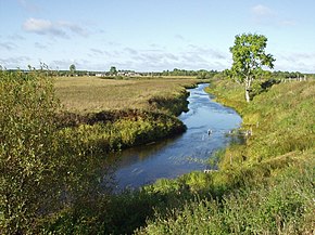 Река Пукса в селе Тарасово