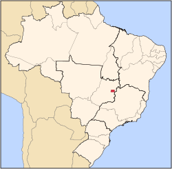 Location of Federal District in Brazil