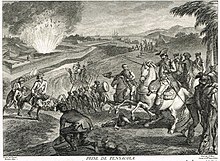 A 17813engraving of the Spanish siege of Pensacola