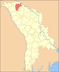 Location of Donduşeni